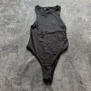 Zara Black Sleeveless Bodysuit